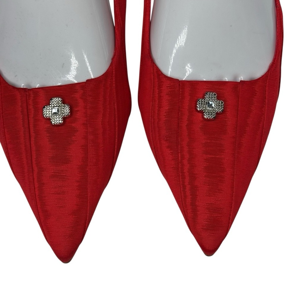Larroude Maxine Pump In Red   Sz: 7 - Picture 6 of 13